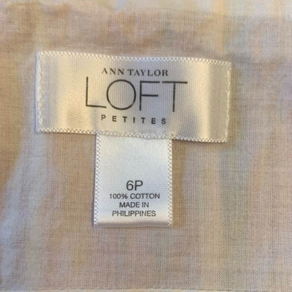 LOFT striped tank top size 6 petite - Picture 9 of 9